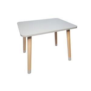 Manibox Drevený detský stolček + meno ZADARMO Zvoľte farbu: Sivá, Zvoľte rozmer: 40x60 cm